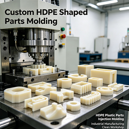 Stampaggio di parti sagomate in HDPE personalizzate