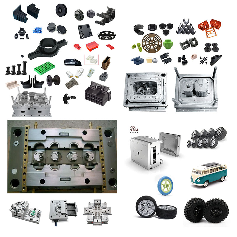 Stampaggio parti in plastica fari personalizzati