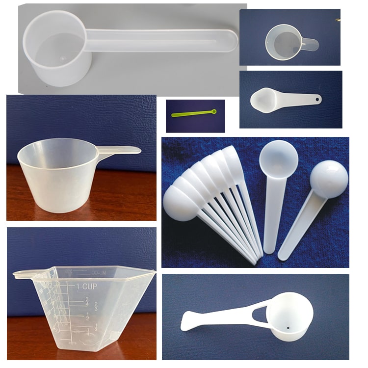 Modanatura di cucchiai di plastica resistente