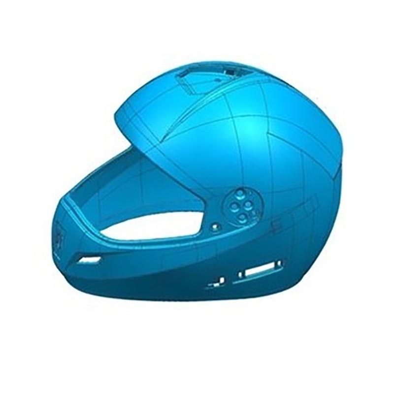 Cycling helmet molding