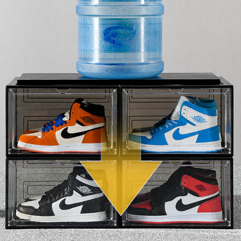 Acrylic shoe box molding