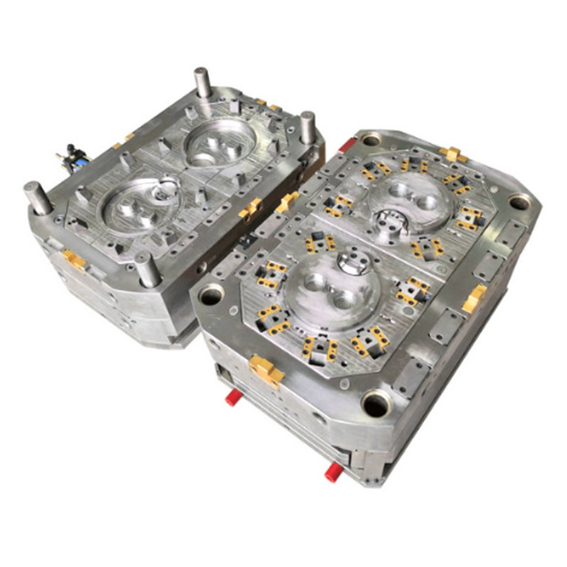 Plastic pipe straps molding