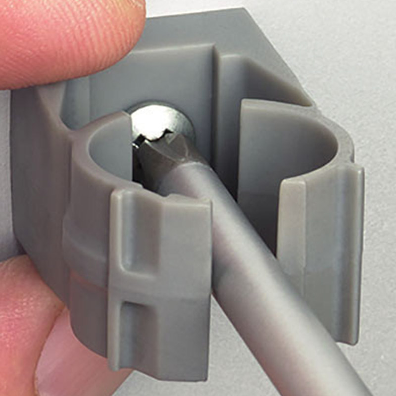 Plastic pipe straps molding