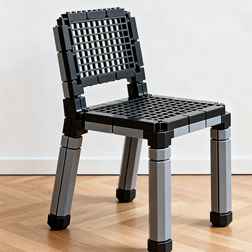 Sedie mobili stampate a iniezione