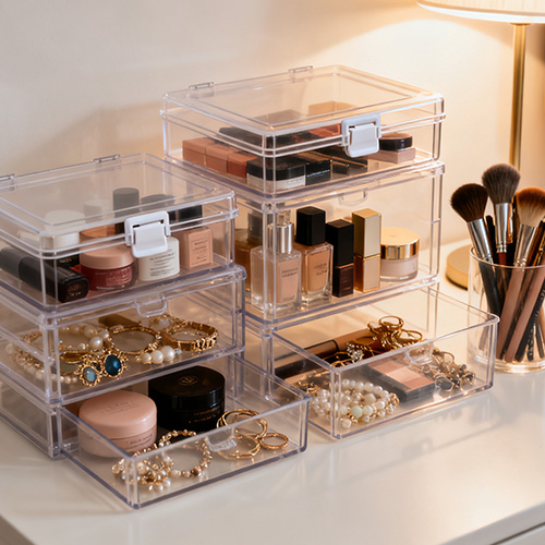 Custodia trasparente per servizio di stampaggio a iniezione