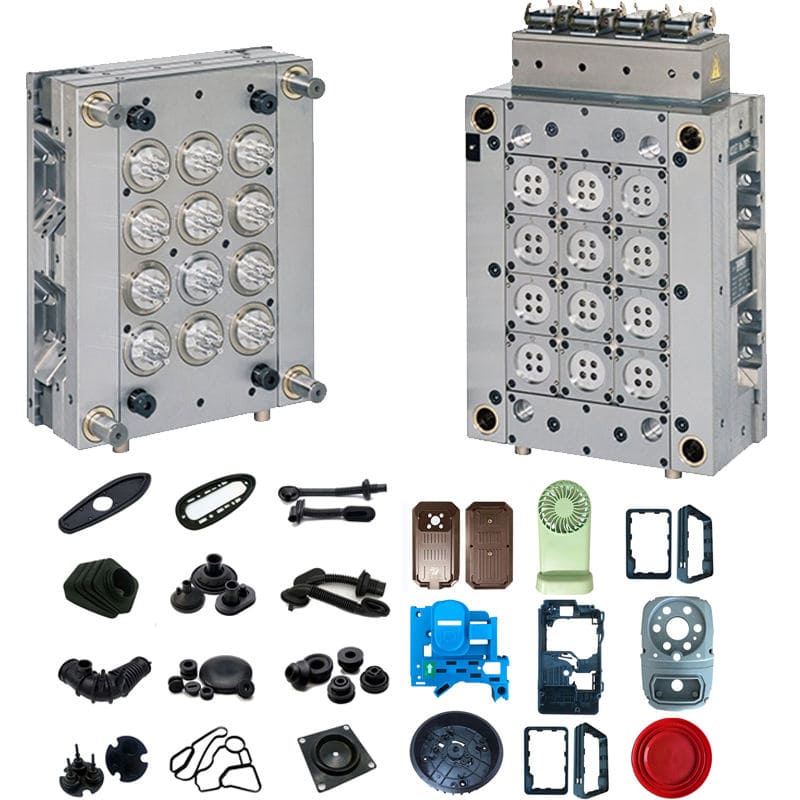 Stampi per nucleo/cavità intercambiabili