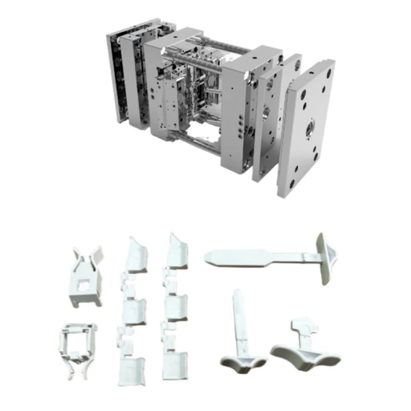 Stampi con sistema di espulsione del sollevatore