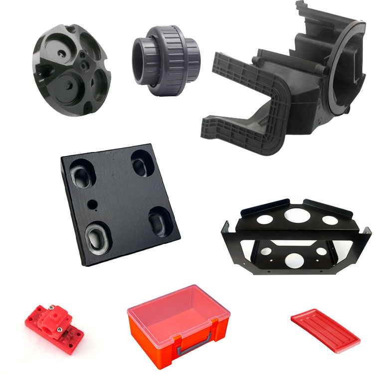 Stampaggio parti di presepe in plastica