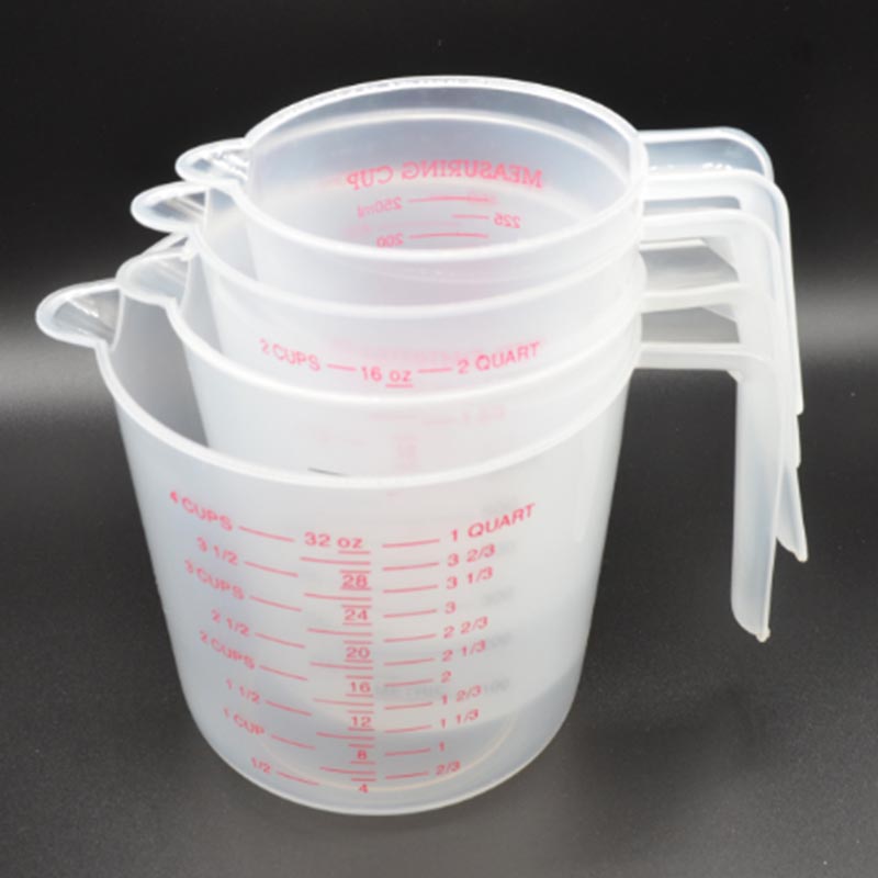 Tazze di misurazione in plastica set stampaggio