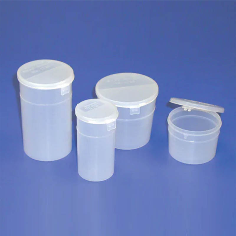 Modanatura di contenitori per campioni di plastica