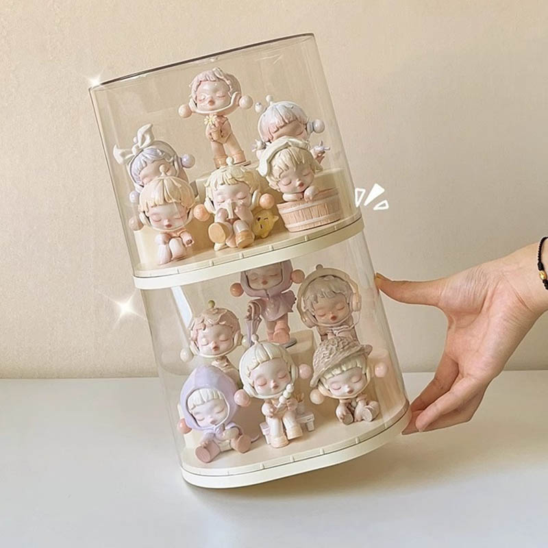 Modanatura di armadietti in plastica trasparente
